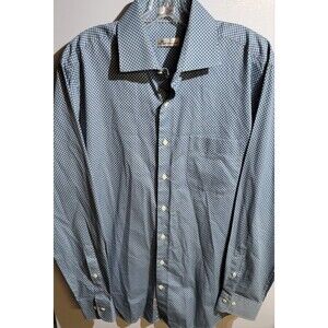 Peter Millar Mens Long Sleeve Button Front Shirt Size L